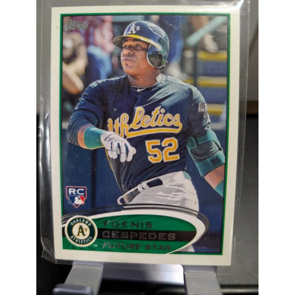 2014 Topps Yoenis Cespedes Future Stars Oakland Athletics RC FS-12 Baseball Card
